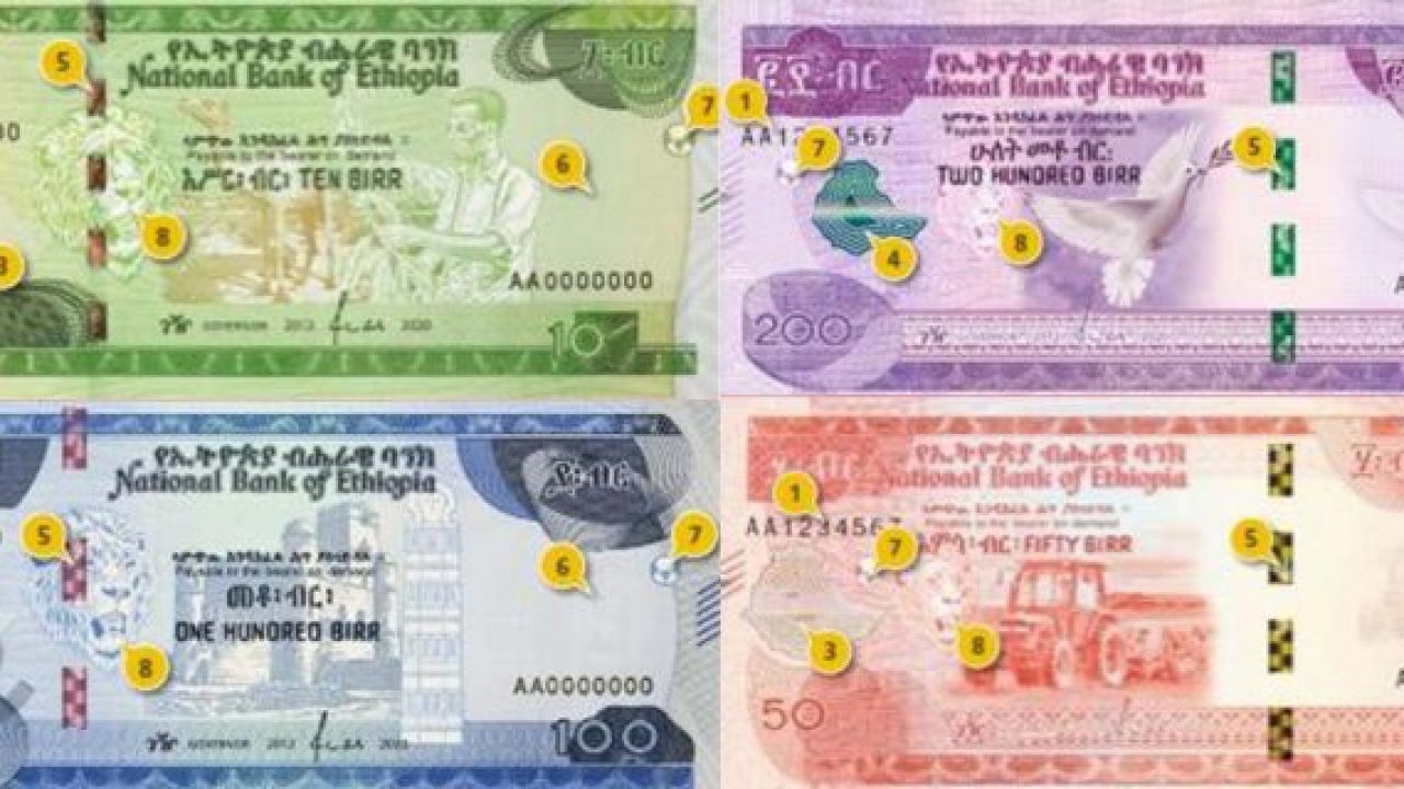 Ethiopian Government Unveils New Currency Notes The Daily Horn News   New Birr Notes 2020 Scaled E1600088601912 1280x720 1 